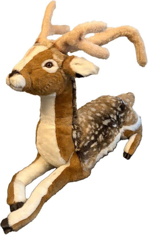 Animated Lying Reindeer