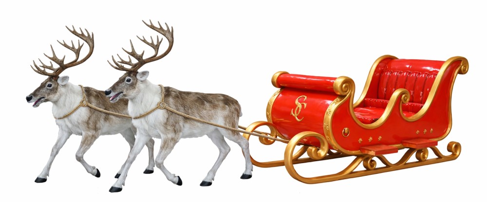 Santa Sleigh Set