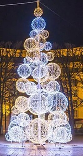 L.E.D. Bauble Tree