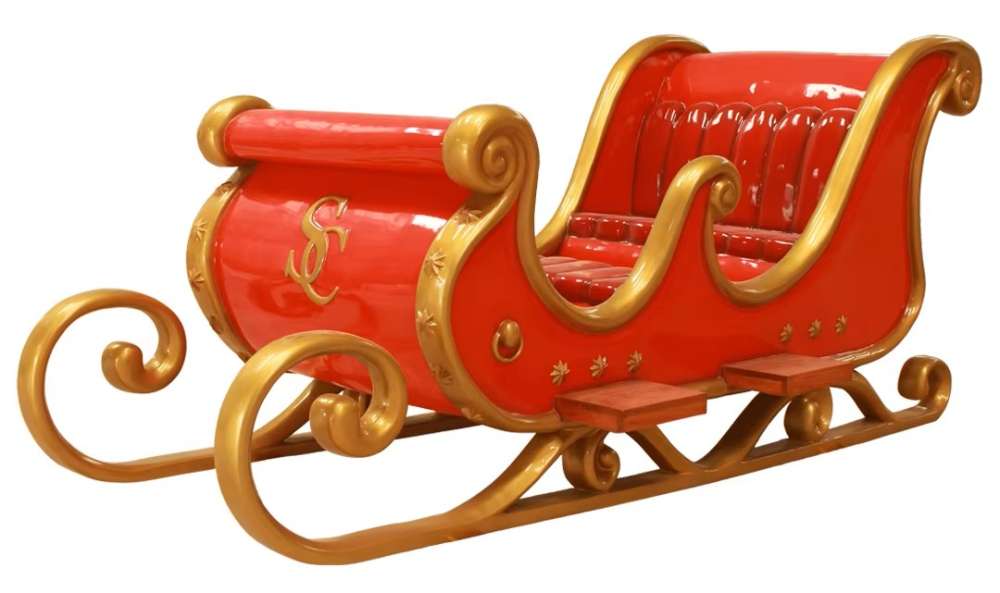 Red Santa Sleigh
