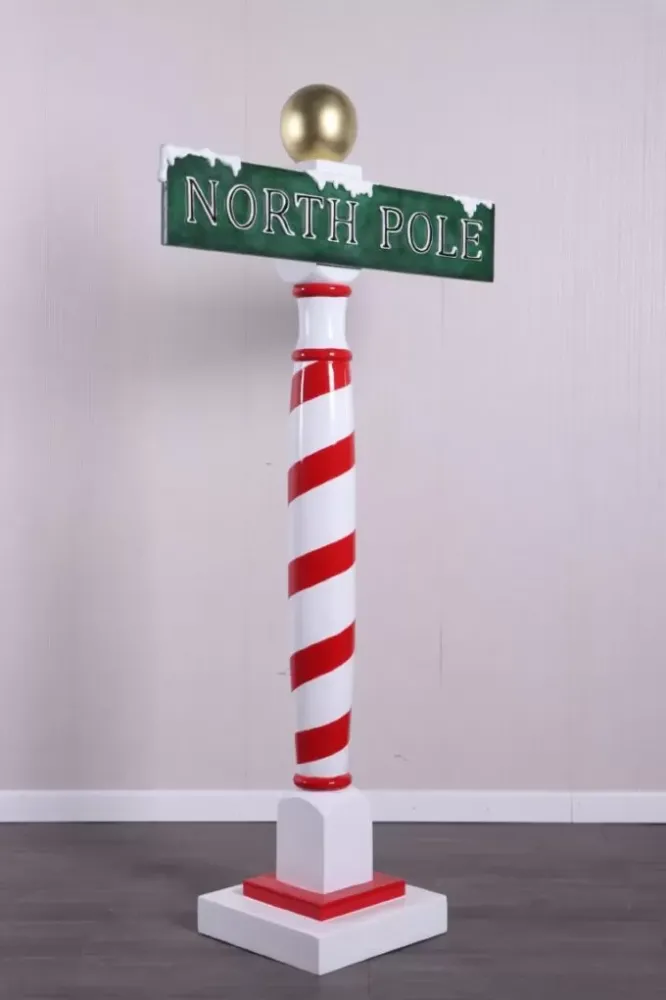 North Pole Sign Post