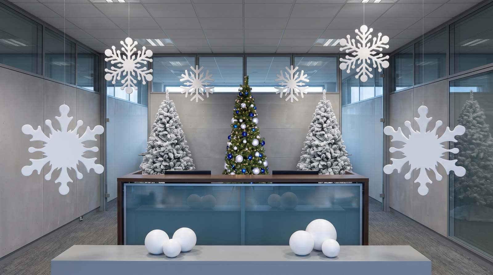 Cool & Corporate display scene