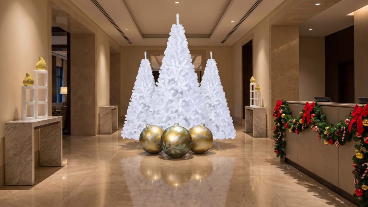 Winter White Arrival display scene