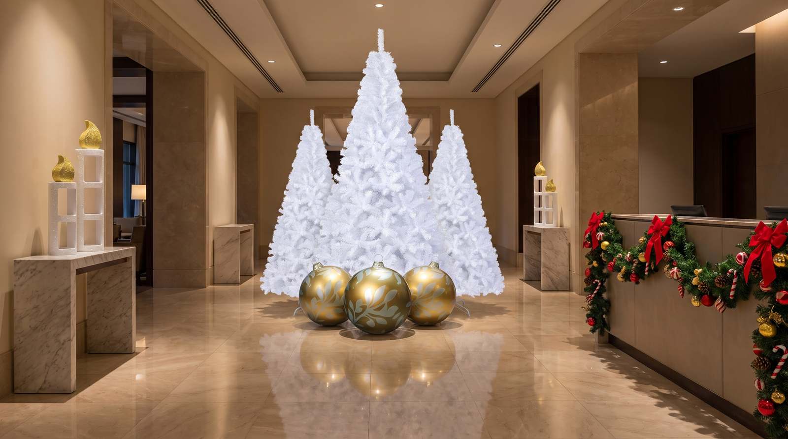 Winter White Arrival display scene